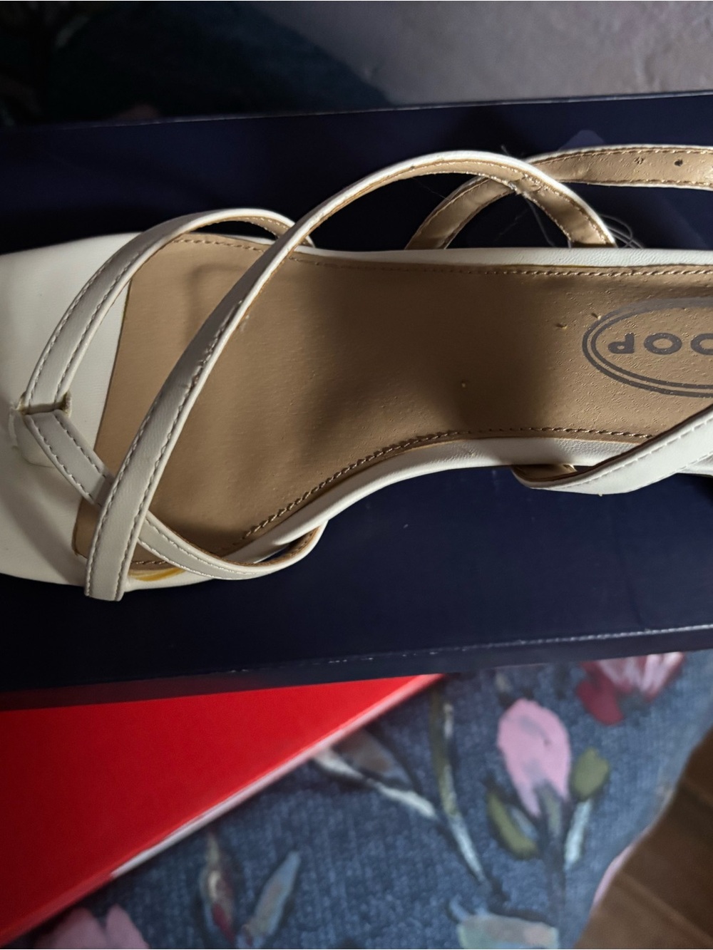 Women's Strappy White Sandal - Brand: